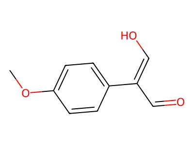 3-羟基-2-(4-甲氧基苯基)丙烯醛 structure