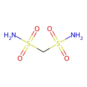 甲二磺酰胺 structure
