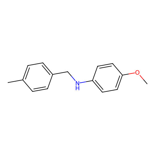 4-methoxy-N-(4-methylbenzyl)aniline structure