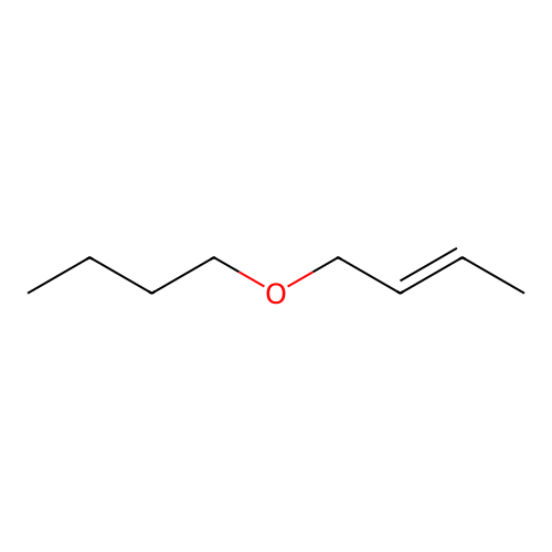 1-Butoxybut-2-ene structure