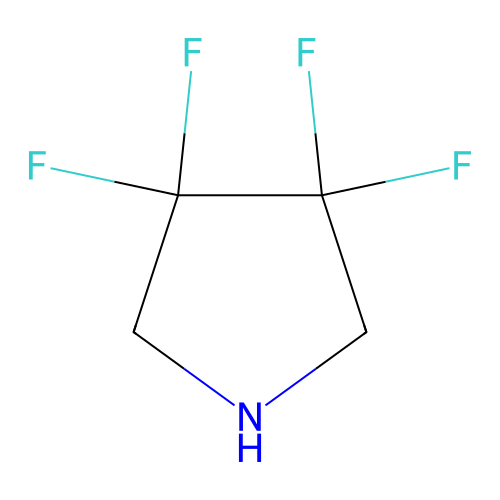 3,3,4,4-Tetrafluoropyrrolidine structure