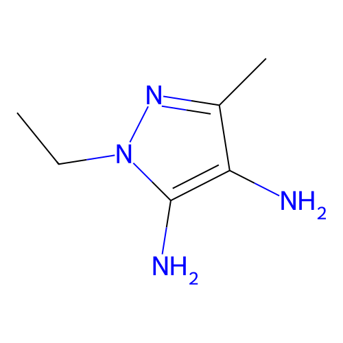 2-Ethyl-5-methyl-2h-3,4-diaminopyrazole structure