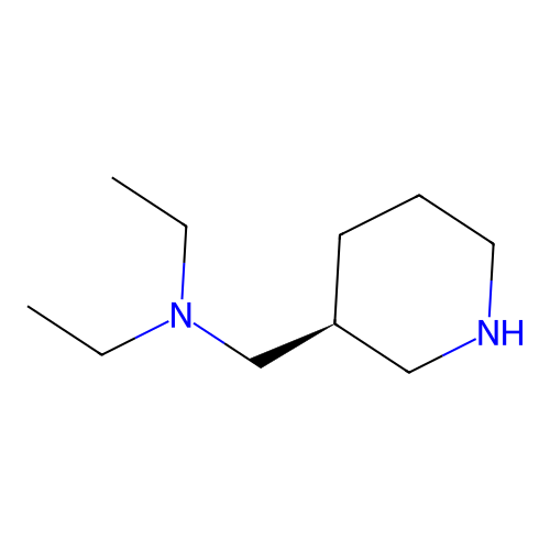 (S)-N-Ethyl-N-(piperidin-3-ylmethyl)ethanamine structure