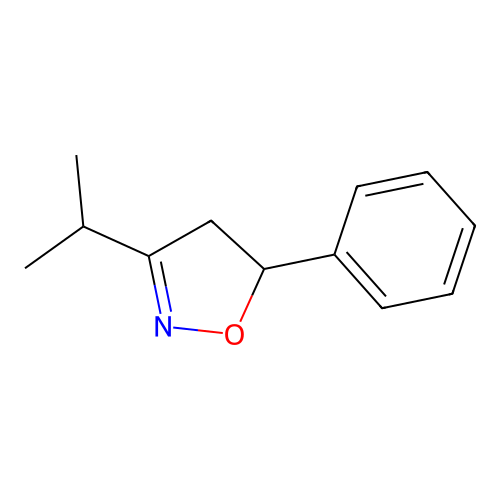 3-Isopropyl-5-phenylisoxazoline structure
