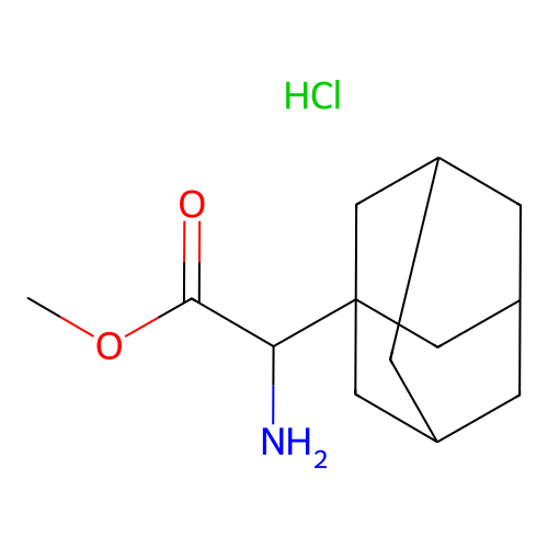 Methyl 2-(adamantan-1-yl)-2-aminoacetate hydrochloride structure