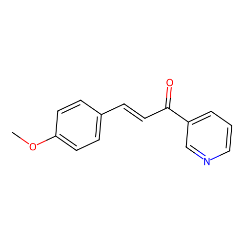 3-(4-Methoxyphenyl)-1-(pyridin-3-yl)prop-2-en-1-one structure