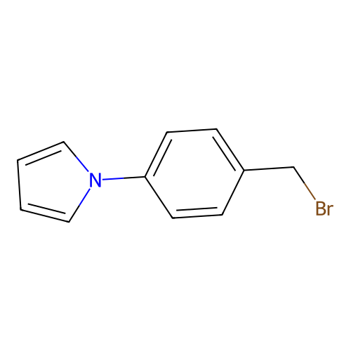 1-[4-(Bromomethyl)phenyl]-1H-pyrrole structure