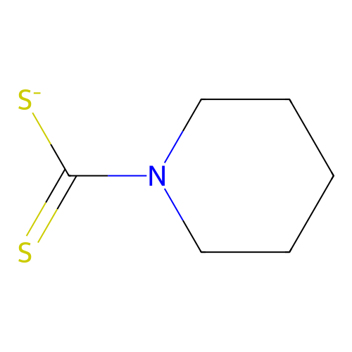 Piperidine-1-carbodithioate structure
