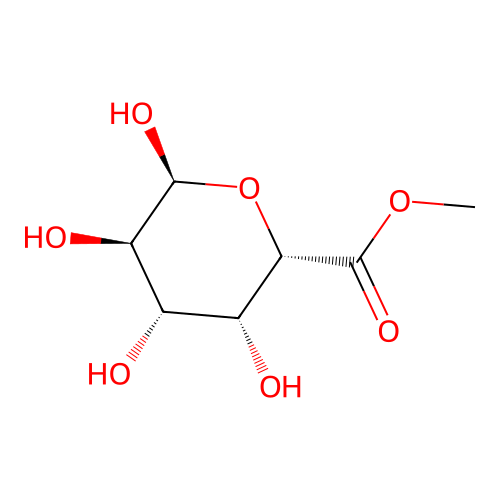 Methyl alpha-D-galactopyranuronate structure