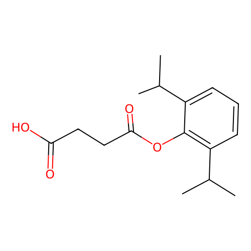 Propofol Hemisuccinate structure