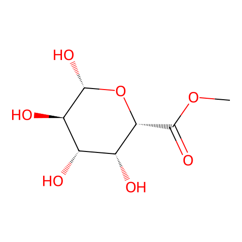 Methyl Beta-D-Galactopyranuronate structure