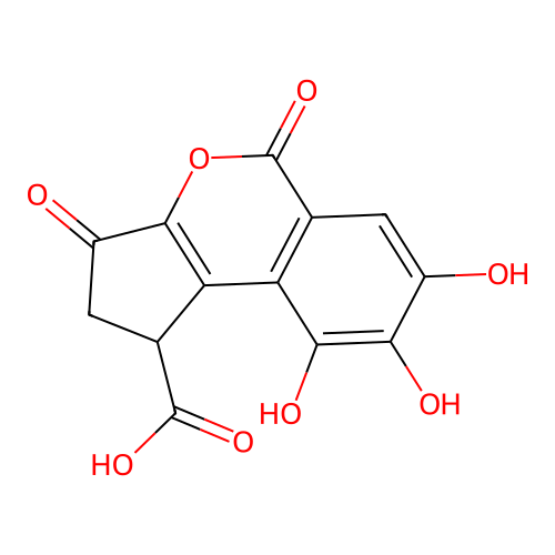 短叶苏木酚酸 structure