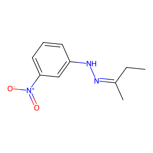 N-(butan-2-ylideneamino)-3-nitroaniline structure