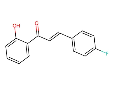 4-Fluoro-2'-hydroxychalcone structure