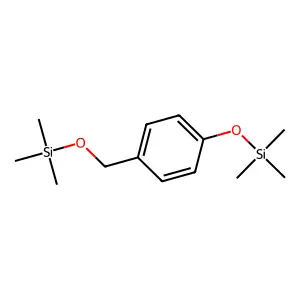 Silane, trimethyl[[p-(trimethylsiloxy)benzyl]oxy]- structure