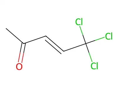 3-Penten-2-one, 5,5,5-trichloro- structure