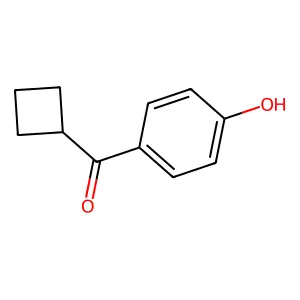 Cyclobutyl(4-hydroxyphenyl)methanone structure