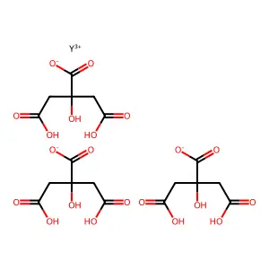 Yttrium tricitrate structure