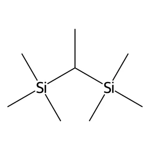 Silane, ethylidenebis[trimethyl- structure