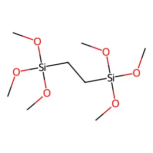 Hexamethoxydisilylethane structure