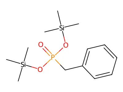 [Benzyl(trimethylsilyloxy)phosphoryl]oxy-trimethylsilane structure