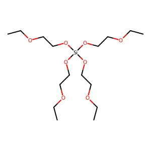 Silicic acid (H4SiO4), tetrakis(2-ethoxyethyl) ester structure