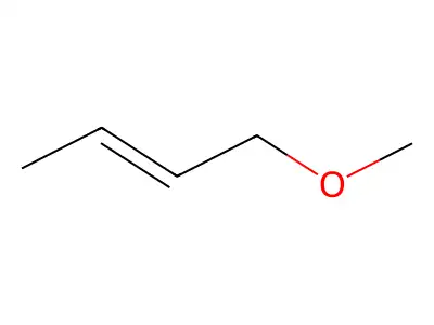 2-Butene, 1-methoxy-, (E)- structure