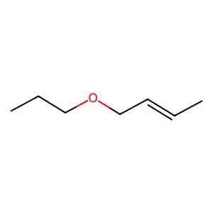 1-Propoxybut-2-ene structure