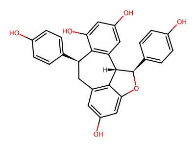 Ampelopsin B structure