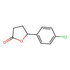 5-(4-氯苯基)四氢呋喃-2(3H)-酮 structure