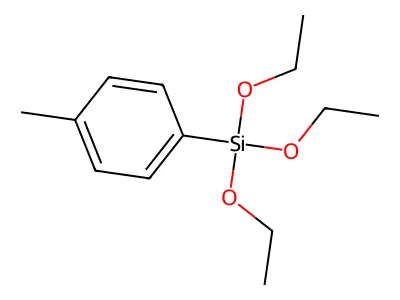 Triethoxy(p-tolyl)silane structure