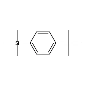 1-(Trimethylsilyl)-4-tert-butylbenzene structure