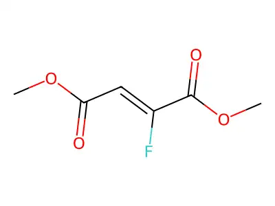 1,4-dimethyl (2Z)-2-fluorobut-2-enedioate structure