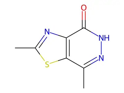 2,7-dimethyl[1,3]thiazolo[4,5-d]pyridazin-4(5H)-one structure