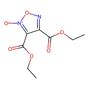 二乙基1,2,5-噁二唑-3,4-二甲酸酯2-氧化物 structure