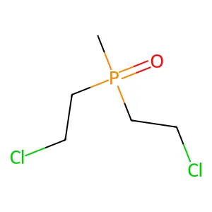 Phosphine oxide, bis(2-chloroethyl)methyl- structure
