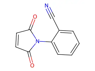 2-(2,5-dioxo-2,5-dihydro-1H-pyrrol-1-yl)benzonitrile structure