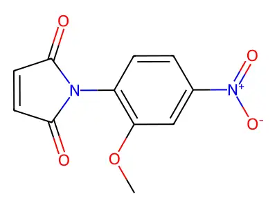 1-(2-methoxy-4-nitrophenyl)-1H-pyrrole-2,5-dione structure