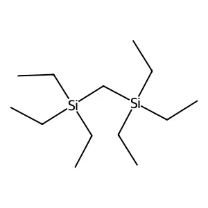 Silane, methylenebis[triethyl- structure