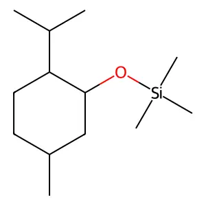 Silane, (p-menth-3-yloxy)trimethyl- structure