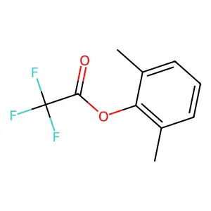 Acetic acid, trifluoro-, 2,6-dimethylphenyl ester structure