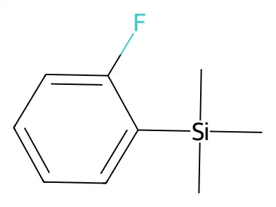 (2-Fluorophenyl)trimethylsilane structure
