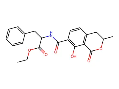 Ochratoxin B ethyl ester structure