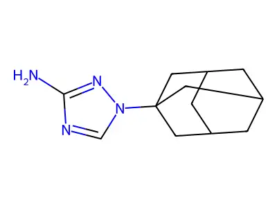 1-(adamantan-1-yl)-1H-1,2,4-triazol-3-amine structure