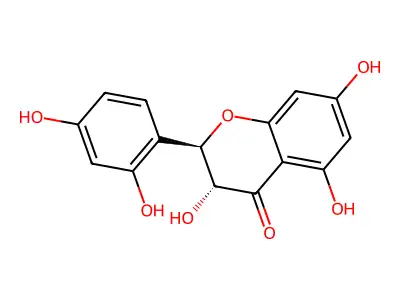 2-(2,4-Dihydroxyphenyl)-3,5,7-Trihydroxy-2,3-Dihydrochromen-4-One structure
