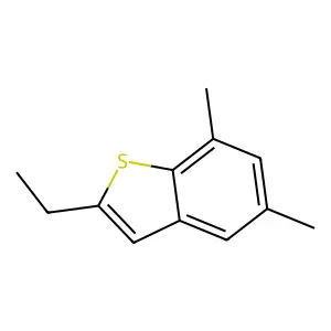 2-Ethyl-5,7-dimethyl-1-benzothiophene structure