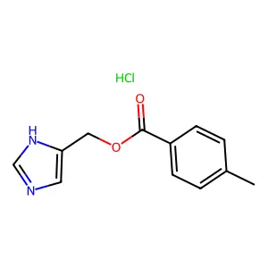 p-Toluic acid, imidazol-4-ylmethyl ester, monohydrochloride structure