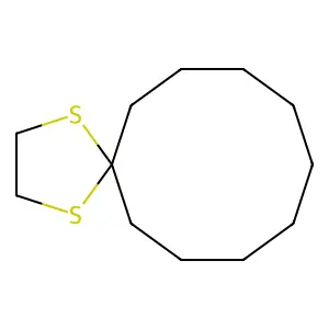 1,4-Dithiaspiro[4.9]tetradecane structure