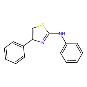 N,4-diphenyl-1,3-thiazol-2-amine structure
