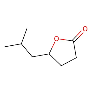 二氢-5-(2-甲基丙基)-2(3H)-呋喃酮 structure